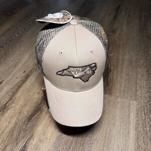 Realtree North Carolina‎ Snapback Hat Trucker Mesh Cap State Flag Patch Country